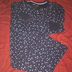 Nautica fleece 2 piece pajama set